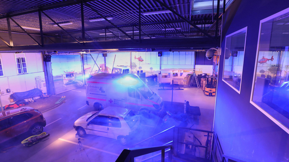 Simulation eines nächtlichen Einsatzes im SiTZ